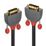 Vaizdo Kabelis - LINDY Anthra Line DVI-D Dual Link Kabelis M/M, 2560x1600, 9.9 Gbps, 1 m, Juodas