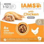 IAMS DELIGHTS Kitten in Gravy box &ndash; &scaron;lapias pa&scaron;aras katei &ndash; 8x85g