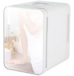 Adler | Mini refrigerator with mirror | AD 8085 | Free standing | Larder | Height 27 cm | Fridge net capacity 4 L | White