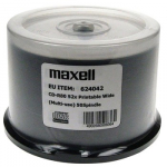 MAXELL CD-R 700MB 52x80 min, verpstė, spausdinamasis diskas
