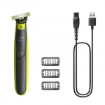 Philips Shaver | QP2724/23 OneBlade | Operating time (max) 45 min | Wet and Dry | NiMH | Black/Lime