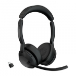 Ausinės - Jabra 25599-999-899 Belaidės Bluetooth Biurui/Skambučių Centrui 30m Diapazonas Juodos