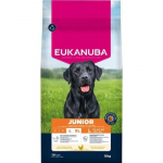 EUKANUBA Premium Nutrition Puppy Junior and Giant Breed Chicken - sausas maistas &scaron;unims - 15kg