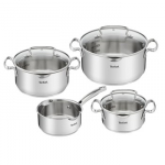 TEFAL | Duetto+ Stewpots set, 7 pcs | G719S734 | Stainless steel | Dishwasher proof | Lid included | Stainless steel