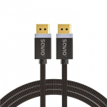 DisplayPort kabelis 2 m Juoda SAVIO CL-166