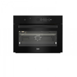 BEKO Oven | BBCM17400B | 48 L | Electric | Hydrolytic | Touch control | Steam function | Height 45.5 cm | Width 59.4 cm | Black