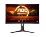 AOC C27G2Z3 280Hz lenktas LED GAMING monitorius su VA technologija | 27 colių | FULL HD (1920x1080, 16:9, 82ppi) | Reakcijos laikas: 0.5ms (MPRT) | Jungtys: DisplayPort, HDMI, 3.5mm | Pakreipiamas, auk&scaron;čio reguliuojamas ir pasukamas stovas, VESA, Ken ...