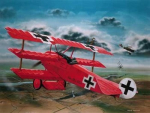 Plastic model Fokker Dr. I