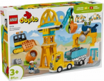 LEGO DUPLO 10476 3 in 1 Statybvietė ir transporto priemonės