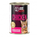 JOHN DOG For cats Chicken Mousse - &scaron;lapias kačių maistas - 400g