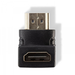 Adapteris - HDMI M/F 90&deg; De&scaron;inys Kampas 4K UHD 60Hz 18Gb/s