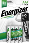 Energizer EXTREME Recharge AAA-HR03 800mAh pakraunamos baterijos (4 vnt)