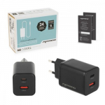 GaN 45W USB-C PD + USB-A Charger (Black)
