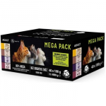 PETREPUBLIC Mega Pack Chicken with veal, duck, turkey, beef - &scaron;lapias kačių maistas - 40x100g