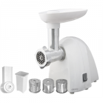 Camry | CR 4802 | White | 600-1500 W | Number of speeds 1 | Middle size sieve, mince sieve, poppy sieve, plunger, sausage filler, vegatable attachment.