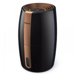 Philips | HU2718/10 | Humidifier | 17 W | Water tank capacity 2 L | Suitable for rooms up to 32 m&sup2; | NanoCloud technology | Humidification capacity 200 ml/hr | Black/Copper