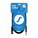 SSQ XLRJS3 - XLR female - Jack stereo 6,3 mm kabelis, 3 m