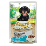 STUZZY Sfilaccetti su baltos žuvies mėsa - &scaron;lapias &scaron;unų maistas - 100g