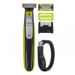 Philips | Shaver | QP2834/23 OneBlade 360 | Cordless | Wet and Dry | Lime green/Charcoal grey