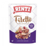 RINTI Filetto Duck fillet with duck hearts- drėgnas ėdalas &scaron;unims - 100g
