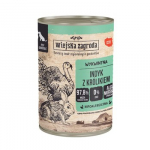 WIEJSKA ZAGRODA Turkey with rabbit - drėgnas ėdalas &scaron;unims - 400g