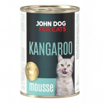 JOHN DOG For cats Kangaroo Mousse - &scaron;lapias kačių maistas - 400g