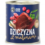 JOHN DOG Berry Line Adult Game with raspberries - drėgnas ėdalas &scaron;unims - 800g