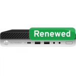 HP Renewed Grade B | EliteDesk 800 G3 DM | Intel Core i5 | i5‑7500 | 16 GB | NVMe | 256 GB | Intel HD Graphics 630 | Windows 11 Pro