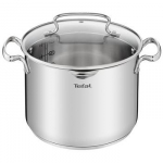 TEFAL | Pot | G7197955 Duetto+ | 6.1 L | Stainless steel | Dishwasher proof | Lid included | Stainless steel