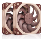 Noctua NF-A12X25 G2 PWM SX2-PP Kompiuterio au&scaron;inimo sistema Kompiuterio korpusui Ventiliatorius 12 cm Rusvai gelsvas 2 vnt