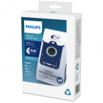 Philips s-bag Vacuum cleaner bags FC8021/03 4 x dust bags One standard fits all 50% longer lifetime 15% more capacity