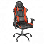 Trust GXT 708R Ergonomic adjustable gaming chair designed for hours of comfortable gaming sessions - Red