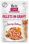 BRIT Care Fillets in Gravy la&scaron;i&scaron;os filė padaže - drėgnas maistas katėms - 85 g