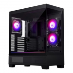 Phanteks XT VIEW &bdquo;Mid Tower&ldquo; Juoda