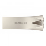 SAMSUNG BAR Plus USB Type-A 512GB 400 MB/s read 110 MB/s write USB 3.1 Flash Drive with Champagne Silver with key ring