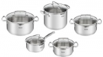 Tefal Duetto+ G719SA74 keptuvių ir puodų rinkinys 10 vnt