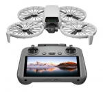 Dronas DJI Flip (DJI RC 2), pilkas