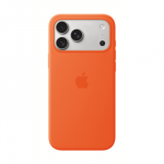 Apple iPhone 17 Pro Max Silicone Case with MagSafe &ndash; Orange | Apple
