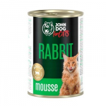 JOHN DOG For cats Rabbit Mousse - &scaron;lapias kačių maistas - 400g