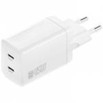 Charger PDPlug 45W 2xUSB-C white