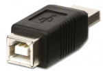 Adapteris - USB 2.0 M/F 480Mbps PVC Nikelis 45x15x16.5mm