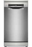 Bosch Dishwasher | SPS4HMI13E | Free standing | Width 45 cm | Number of place settings 10 | Number of programs 6 | Energy efficiency class D | Display | AquaStop function | Brushed steel