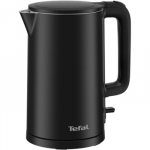 TEFAL | KO1408E0 Thermo Protect | Kettle | Electric | 1500 W | 1.5 L | Stainless steel/Plastic | 360&deg; rotational base | Black