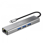Hub USB3.2 3xUSB-A 1x RJ45 Gigabit Ethernet