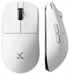 MCHOSE L7 Ultra+ belaidė pėlė | 2.4GHz, BT | 42000 DPI | White
