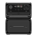 Ne&scaron;iojama Energijos Stotis - EcoFlow River 3 Max Plus 858Wh, 600W I&scaron;ėjimas, Belaidis Įkrovimas, Juoda