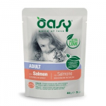 OASY Chunks in gravy Salmon - &scaron;lapias kačių maistas - 85g