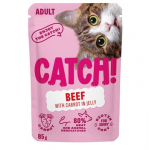 CATCH Beef and carrot in jelly - &scaron;lapias kačių maistas - 85g