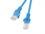 LANBERG PCU6-10CC-0100-B Patchcord RJ45 cat. 6 UTP 1m blue