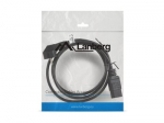 Lanberg | CEE 7/7- to IEC 320 C19 power cord, 16A VDE | CA-C19C-10CC-0018-BK